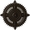 Ekena Millwork Haylynn Ceiling Medallion (Fits Canopies up to 1 1/4"), 29 1/8"OD x 1 1/4"ID x 4"P, Stone Hearth CM29HYSHF - alternate 1